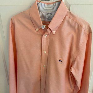 Brooks Brothers Regent Fit Orange Shirt (Size M)